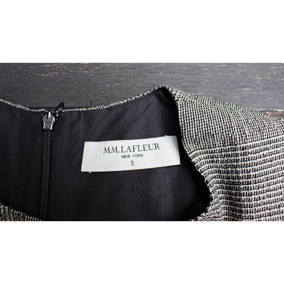 MM LaFleur - Rosa Dress - Katharine Hepburn Houndstooth, sz 8 - Picture 3 of 15